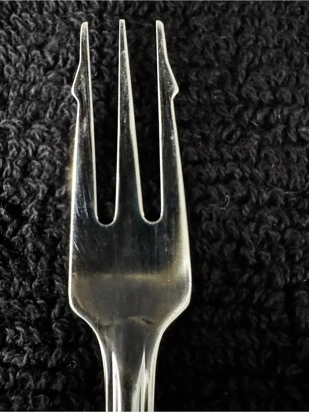 Vintage Ekco Chevron Cocktail Forks-set of 9